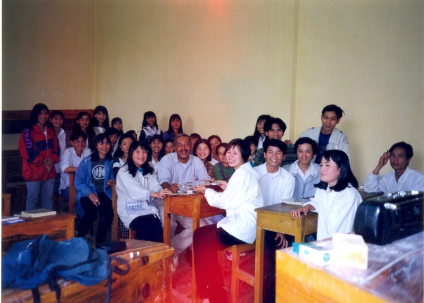 Étudiants de 4è année, octobre 1998.