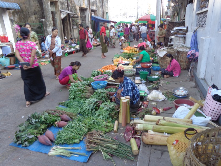 Marchés de Yangon