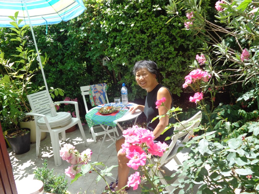 Notre jardin à Belleville, lundi 6 juillet.