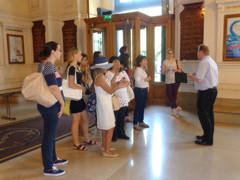 Visite de la Sorbonne et de la Cour d'honneur, 2 juillet