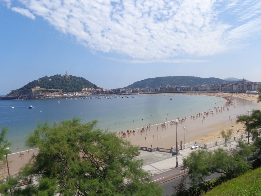 Playa de la Concha, San Sebastian, lundi 20 juillet 