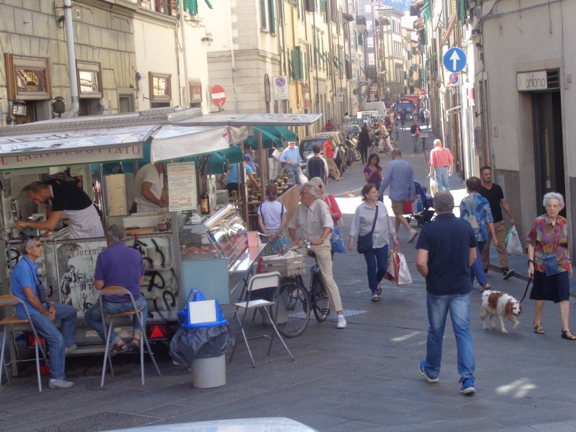 Florence, quartier du marché San Ambrogio, septembre 2015