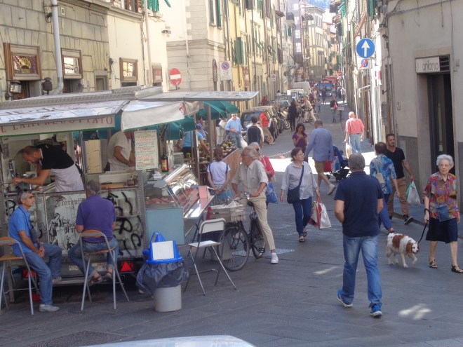 Florence, quartier du marché San Ambrogio, septembre 2015