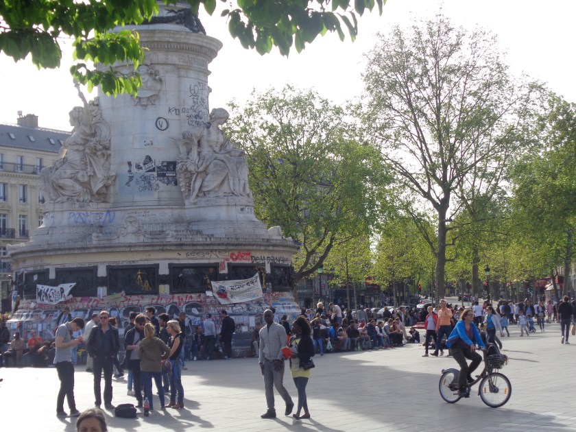 Place de la République, jeudi 5 mai.