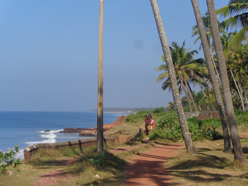 Promenade côtière, Varkala, jeudi 21 décembre