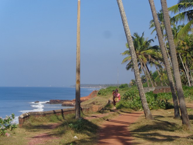 Promenade côtière, Varkala, jeudi 21 décembre