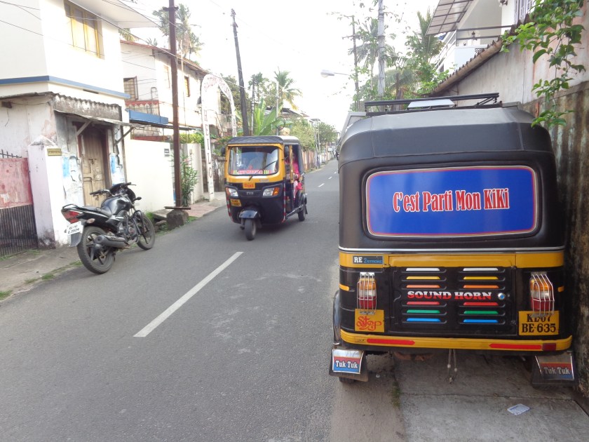 Dans les rues de Fort Cochin... Un écho de Pondichéry?