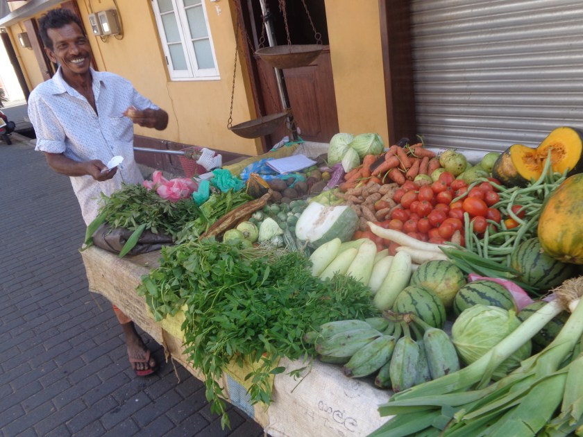 Dans les rues de Galle, mardi 10 janvier