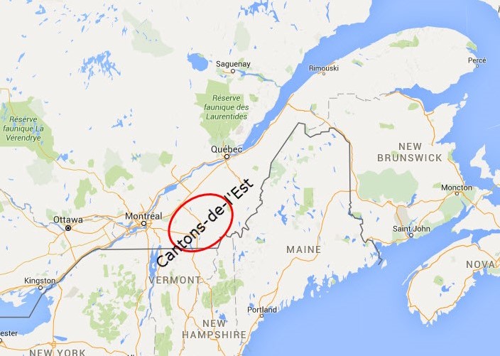 Carte des Cantons-de-lEst