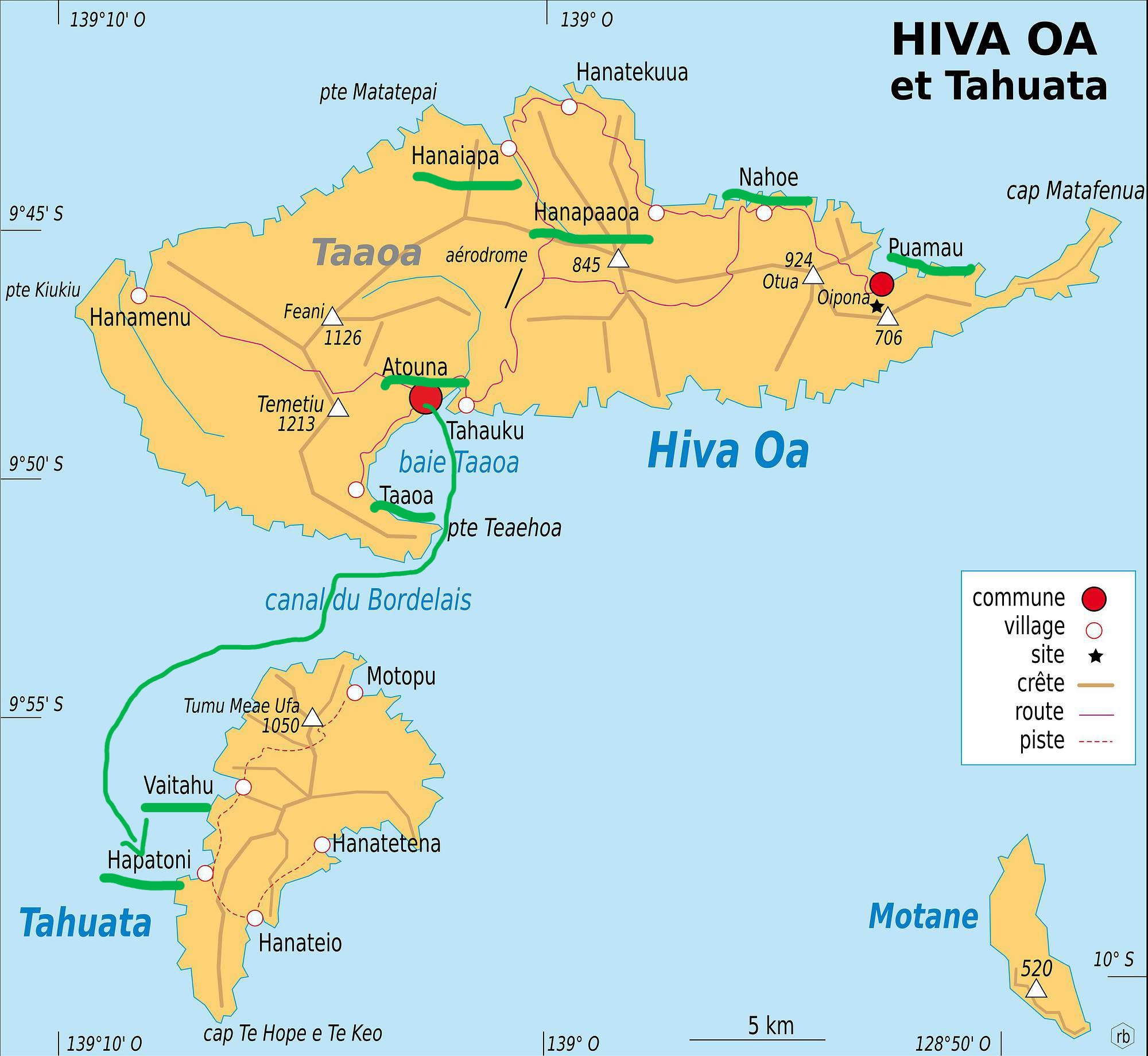 Cartehivaoa et tahuata