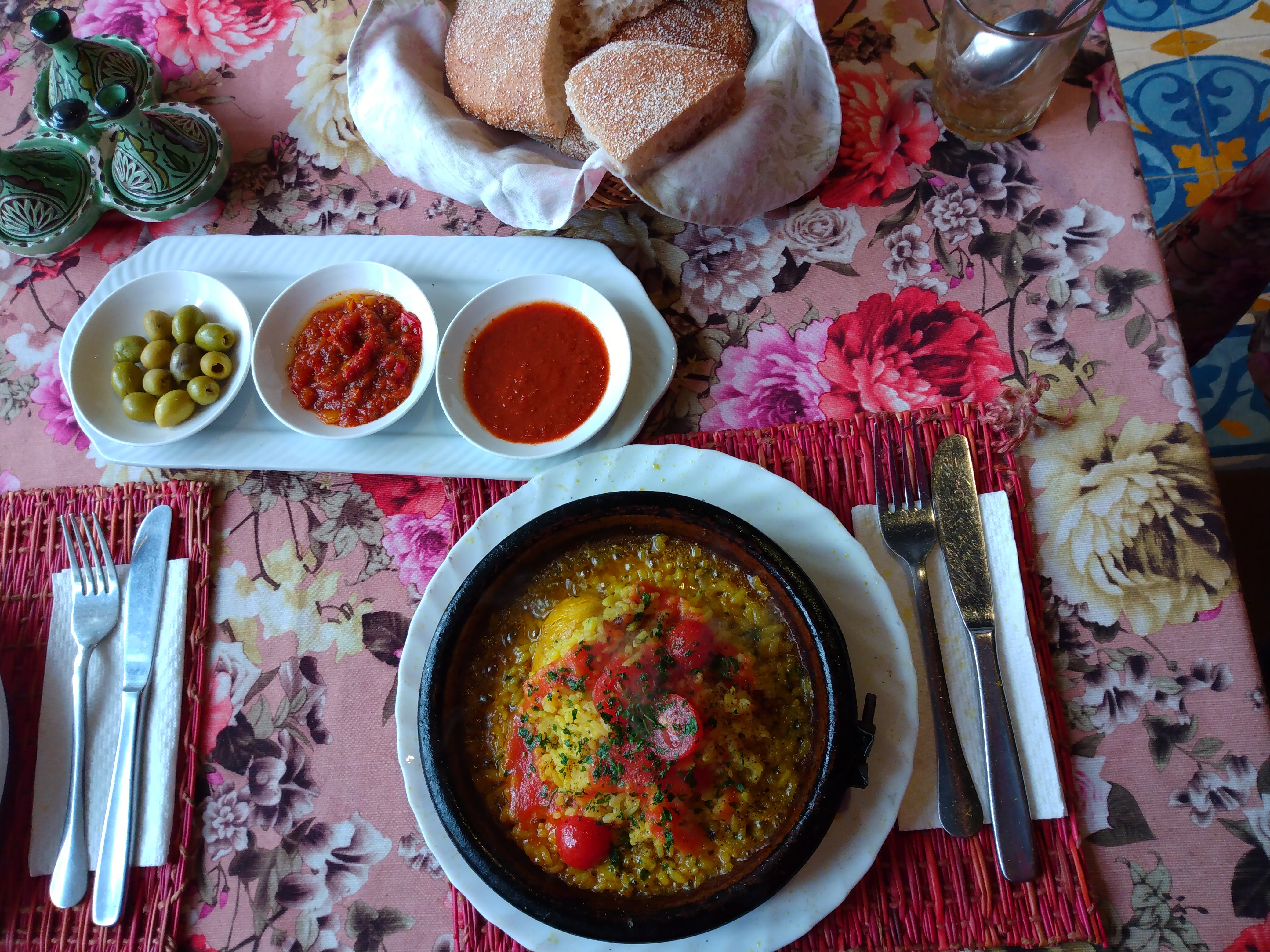 Restaurant Layoune, Essaouira, le 19 décembre 2023 (jour du décès de Pat Leong)