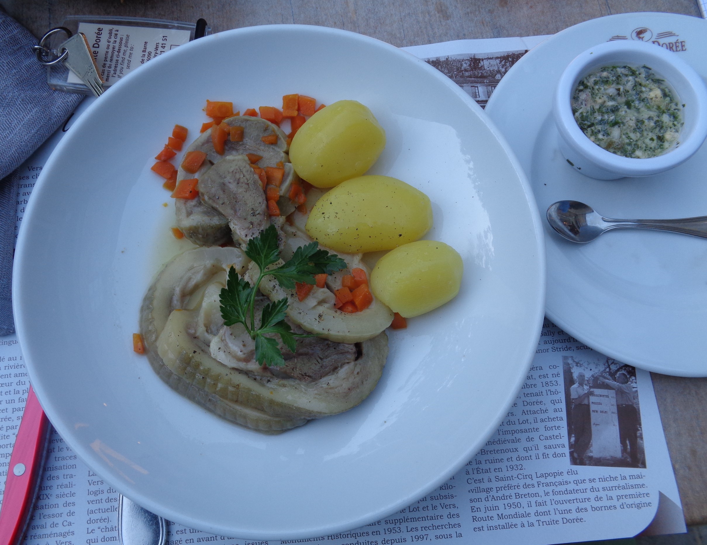 11mai tetedeveausaucegribichepommesvapeurcarottes