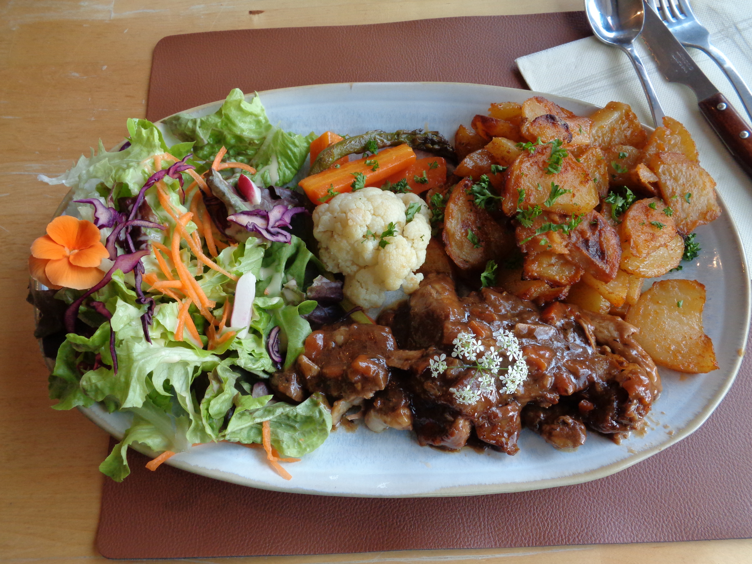 28 avril 2024 Corn - Agneau confit et légumes