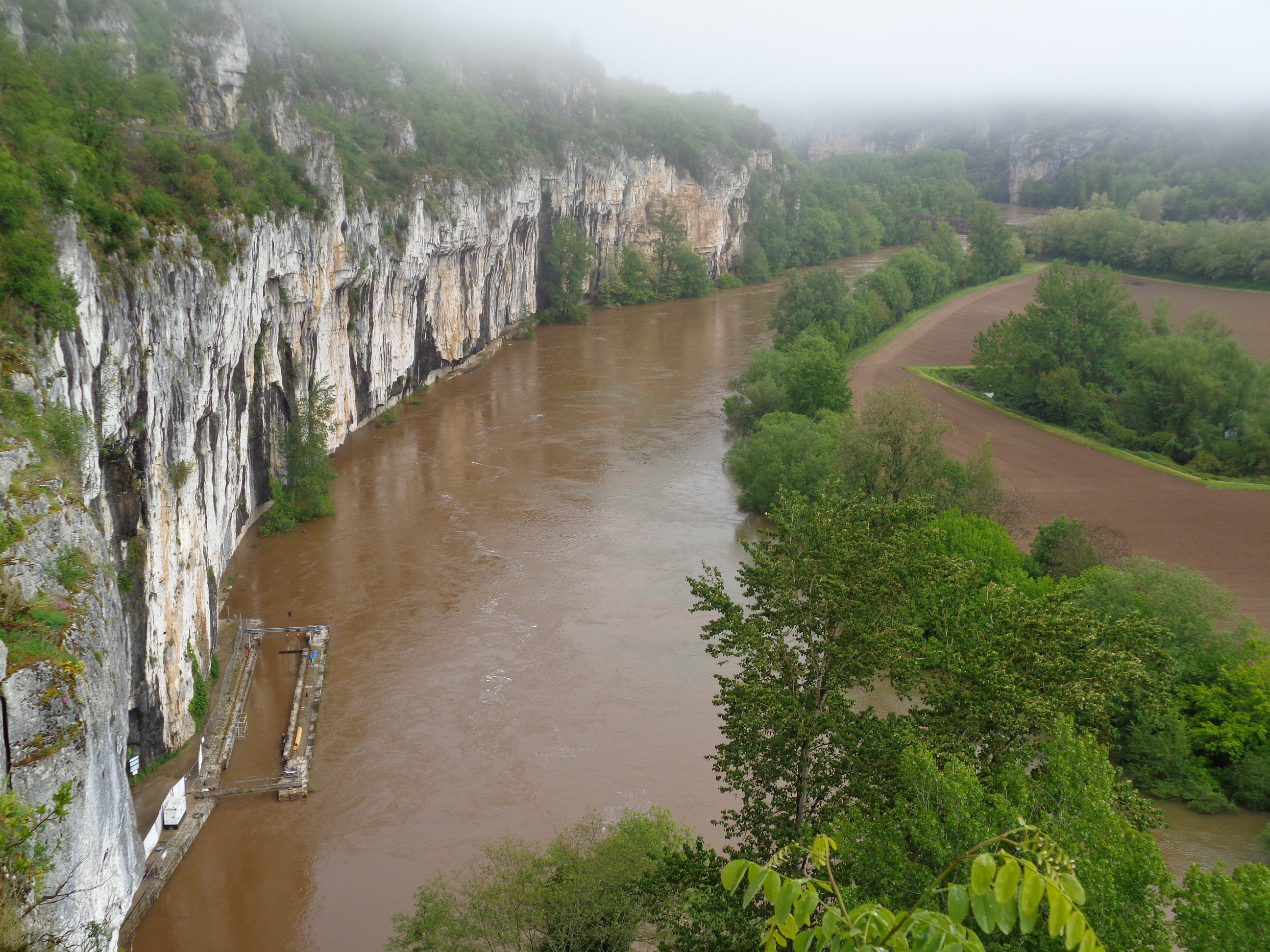inondation StCirq Lapopie