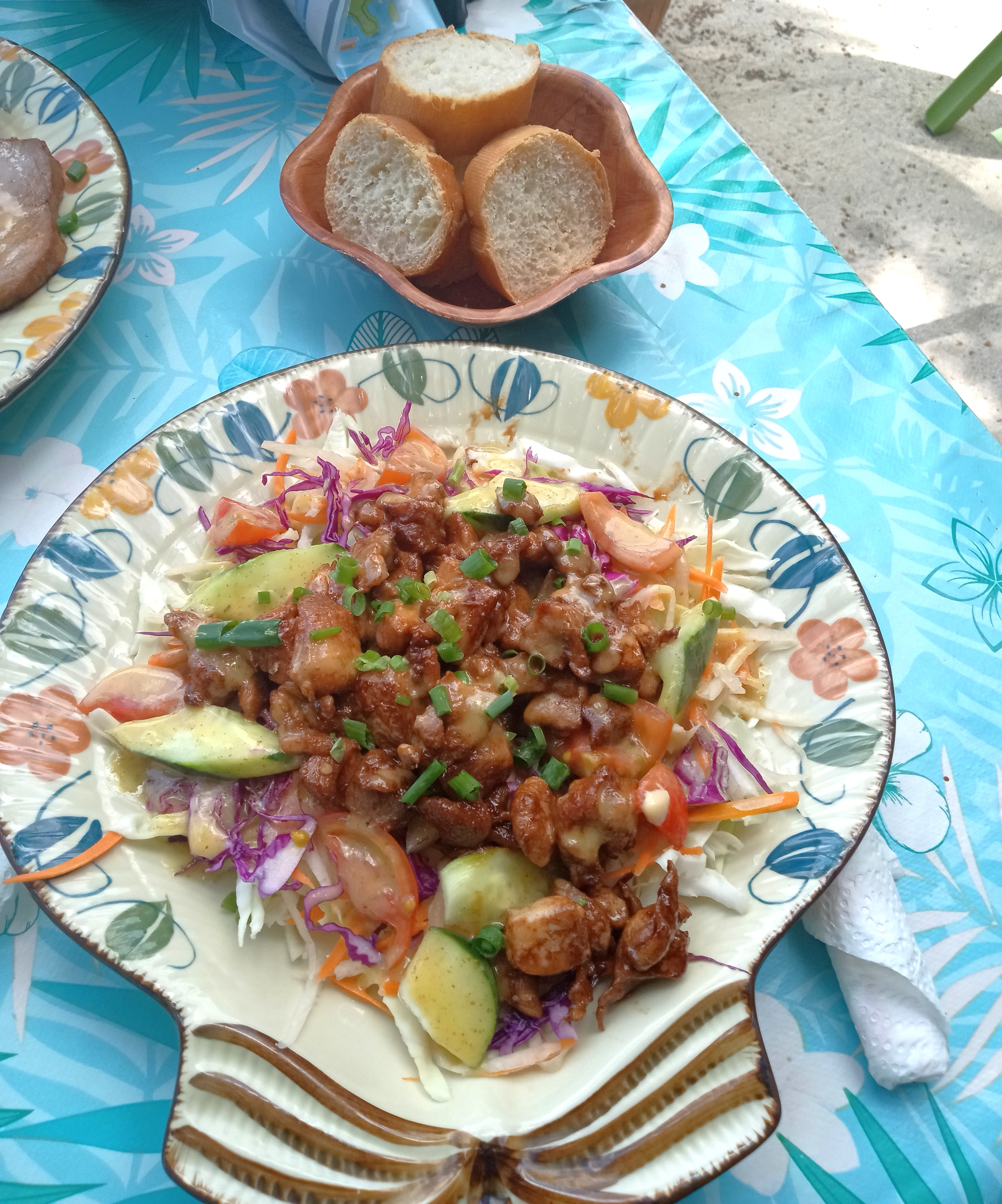 salade polynésienne chez tara